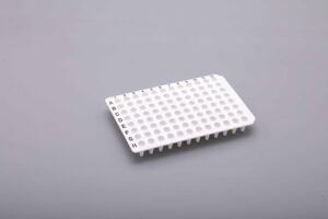 0.1ml qPCR 96 孔板，无裙边，白色