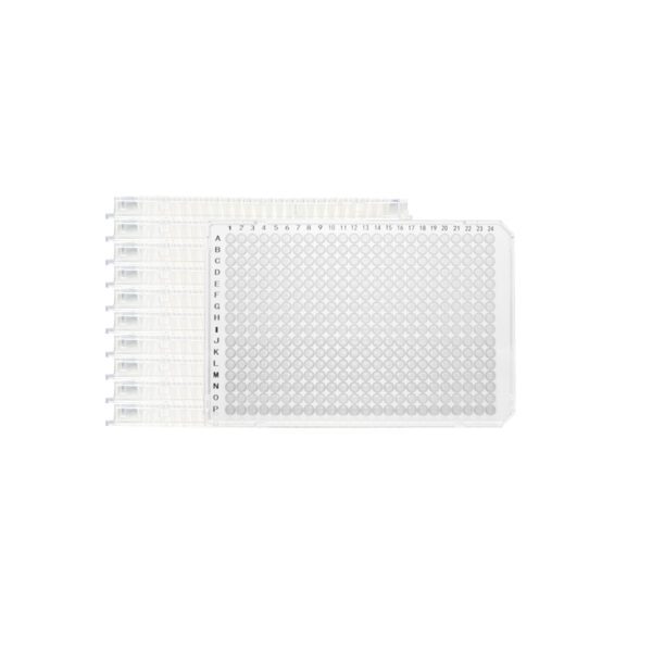 384孔板 全裙边 双切角 透明（40 μl）